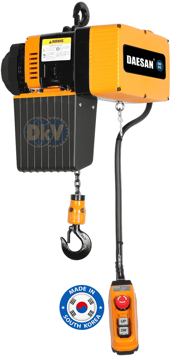 Pa lăng xích điện Daesan EDL-500, Daesan electric chain hoists EDL-500