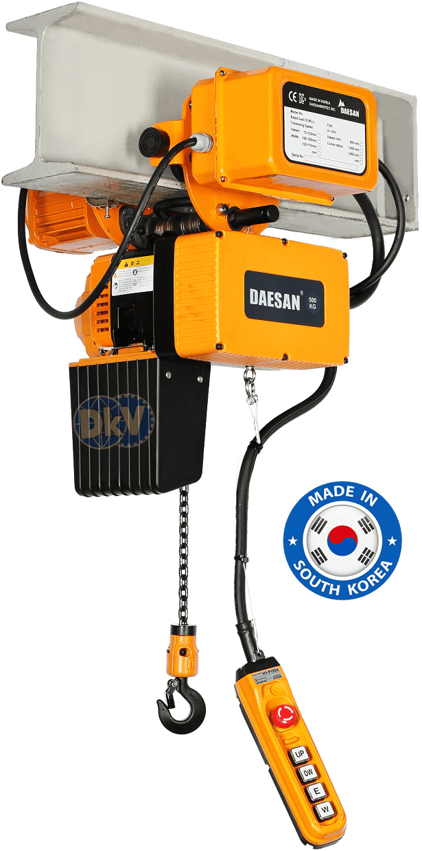 Pa lăng xích điện Daesan EDLM-500, Daesan electric chain hoists EDLM-500