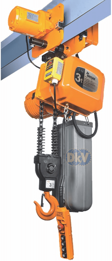 Pa lăng xích điện Daesan EDSM-3W, Daesan electric chain hoists EDSM-3W
