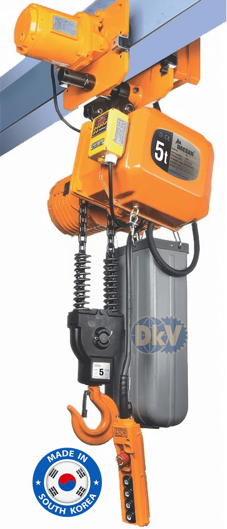 Pa lăng xích điện Daesan EDSM-5W, Daesan electric chain hoists EDSM-5W