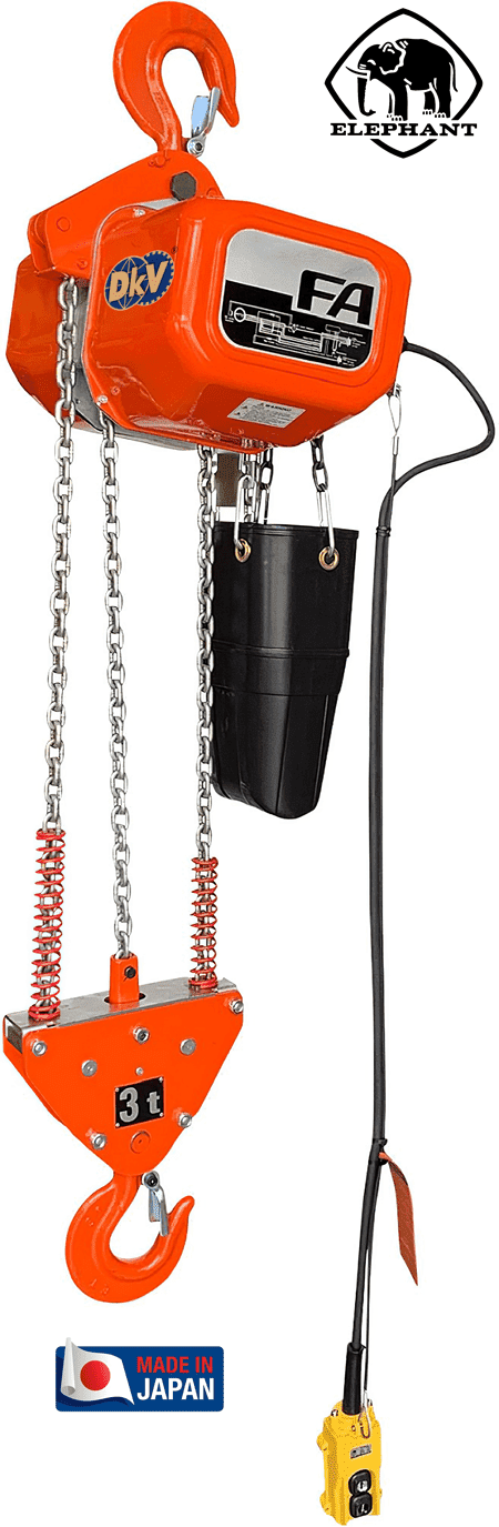 Pa lăng xích điện Elephant FA-3, Elephant electric chain hoists FA-3