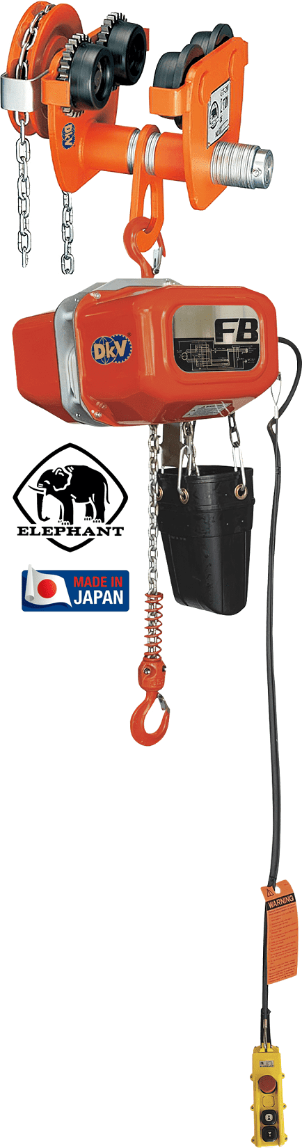 pa lang xich dien elephant fbg-2, elephant electric chain hoists fbg-2