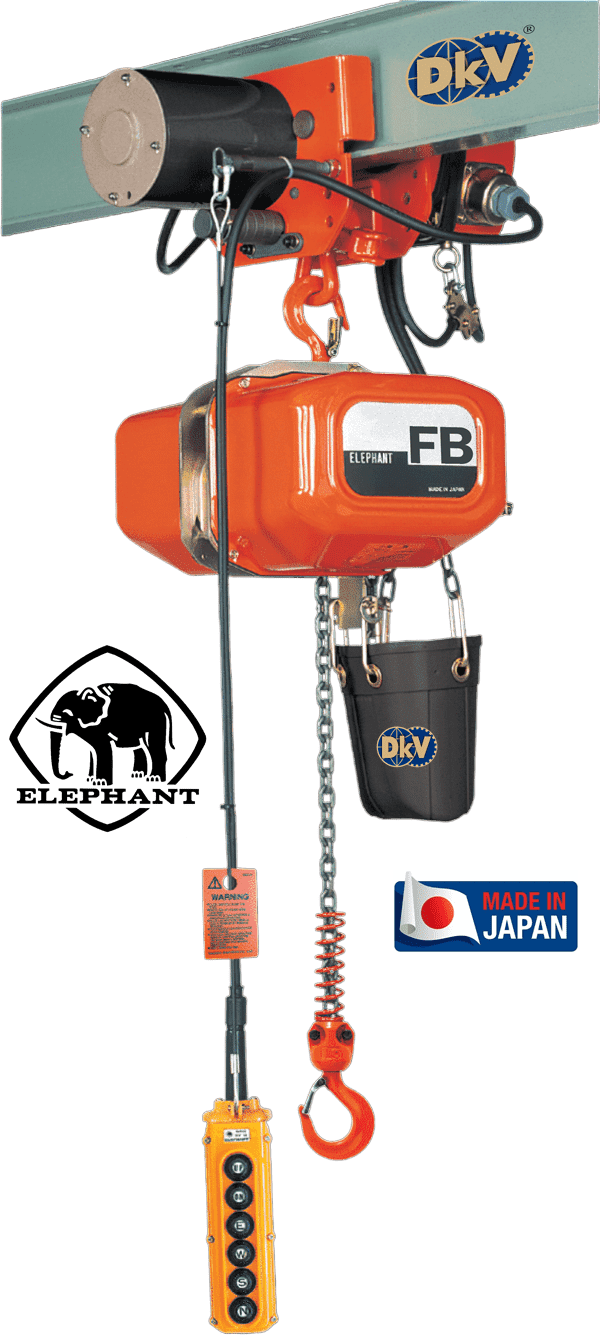 Pa lăng xích điện Elephant FBM-3, Elephant electric chain hoists FBM-3