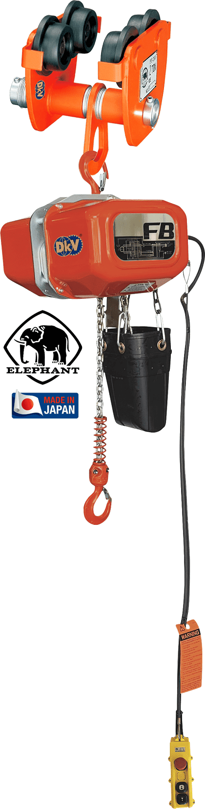 pa lang xich dien elephant fbp-1, elephant electric chain hoists fbp-1