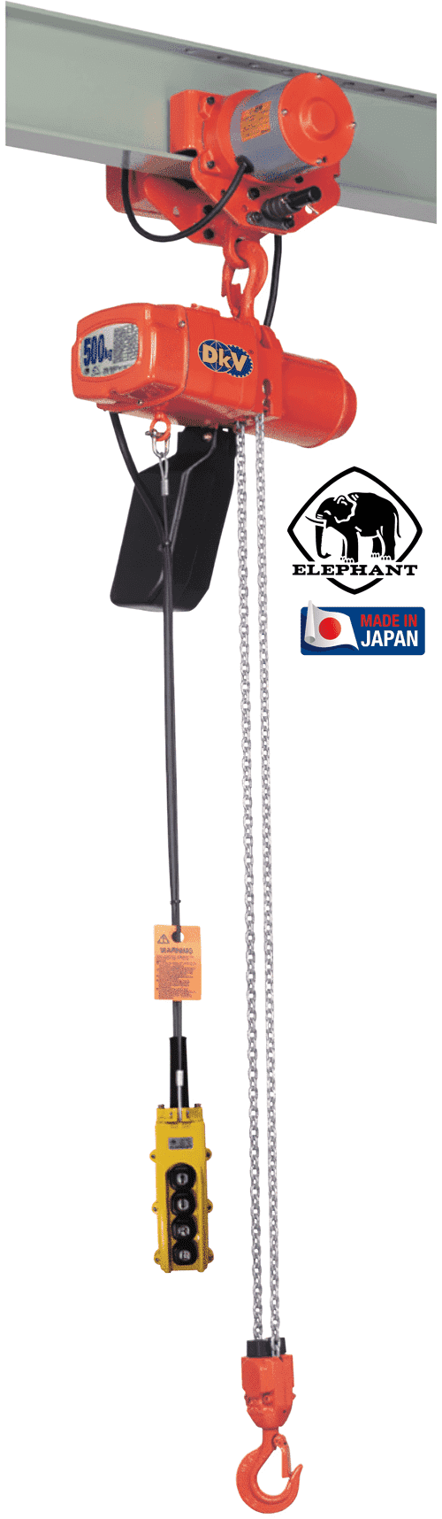 Pa lăng xích điện Elephant HBM-025, Elephant electric chain hoists HBM-025