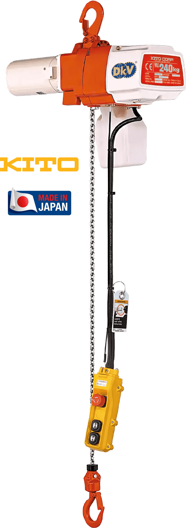 Pa lăng xích điện Kito ED10S, Kito electric chain hoists ED10S