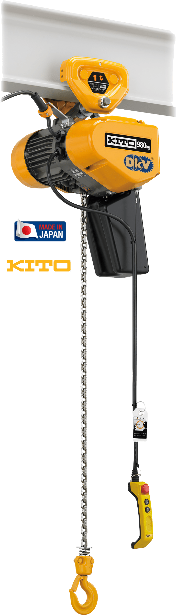 Pa lăng xích điện Kito EQSP003IS, Kito electric chain hoists EQSP003IS