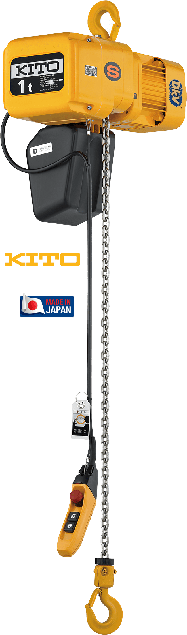 Pa lăng xích điện Kito ER2-001IH, Kito electric chain hoists ER2-001IH