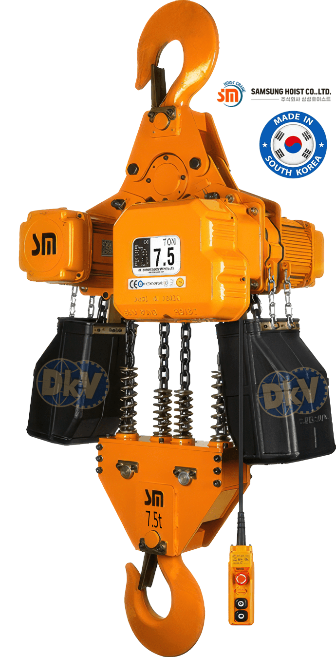 pa lang xich dien samsung sco-d7500d, samsung electric chain hoists sco-d7500d
