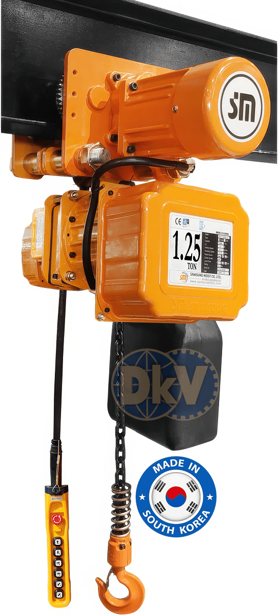 Pa lăng xích điện Samsung SCT-D1250, Samsung electric chain hoists SCT-D1250