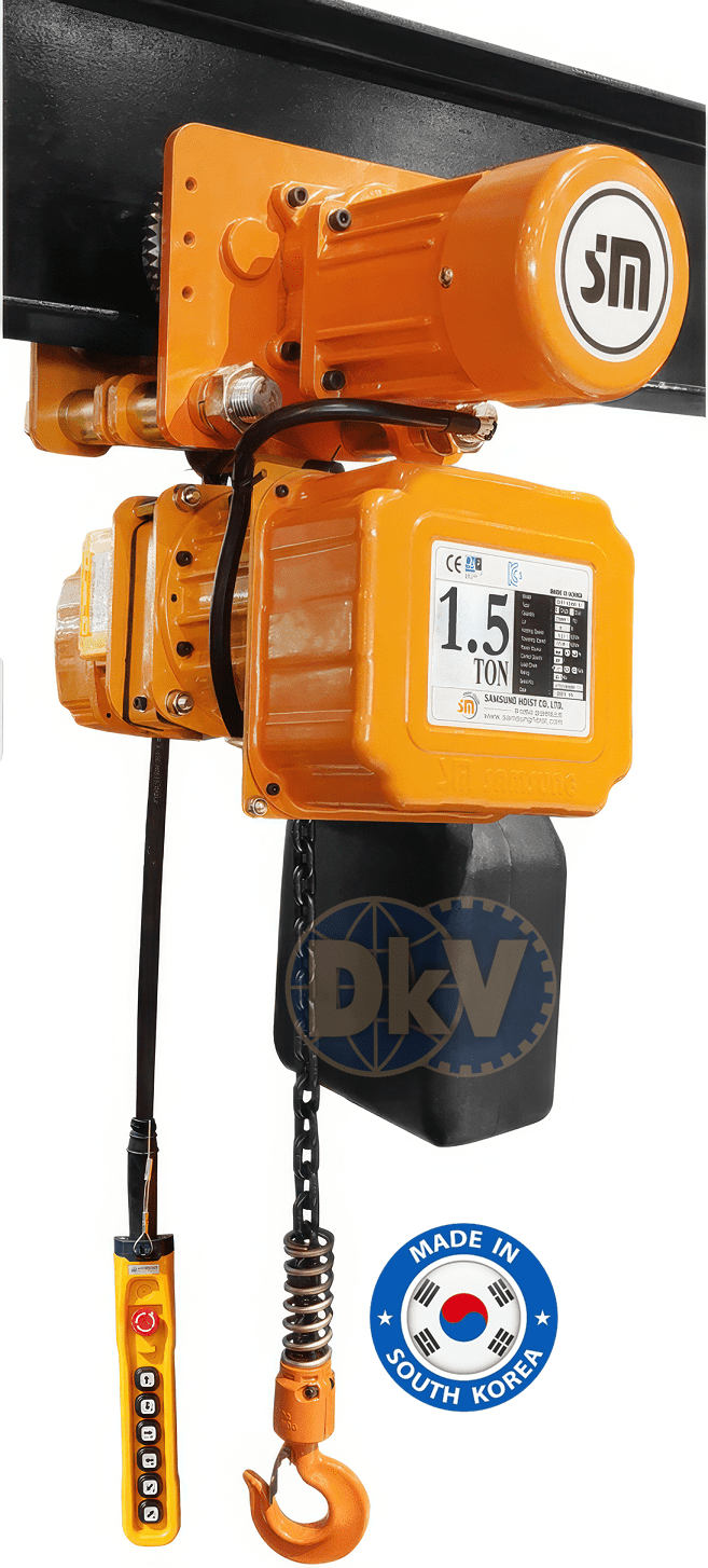 Pa lăng xích điện Samsung SCT-D1500, Samsung electric chain hoists SCT-D1500