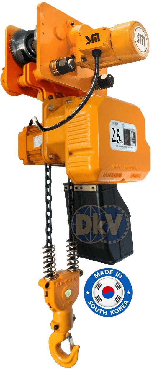 Pa lăng xích điện Samsung SCT-D2500D, Samsung electric chain hoists SCT-D2500D