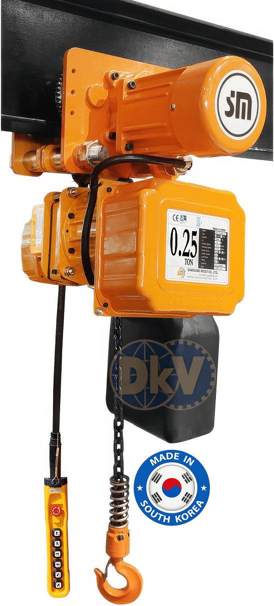 Pa lăng xích điện Samsung SCT-S250-SP, Samsung electric chain hoists SCT-S250-SP