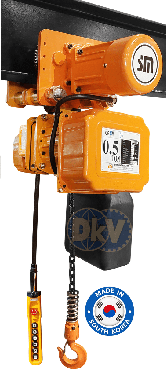 Pa lăng xích điện Samsung SCT-S500-SP, Samsung electric chain hoists SCT-S500-SP