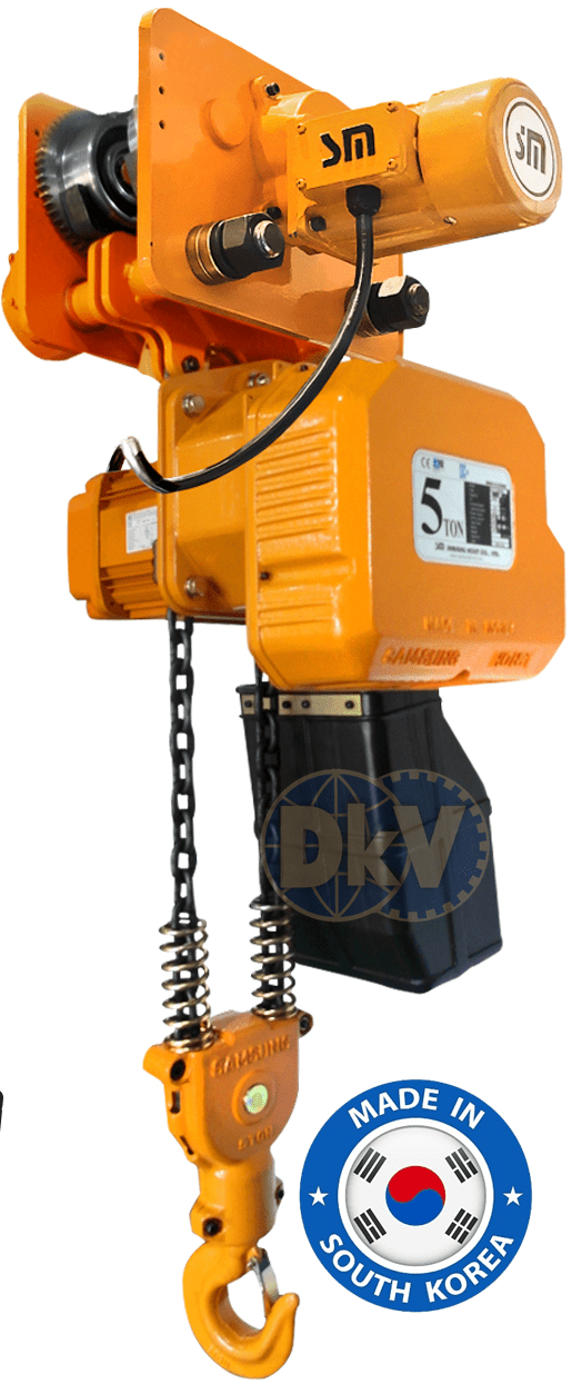 Pa lăng xích điện Samsung SCT-S5000D, Samsung electric chain hoists SCT-S5000D