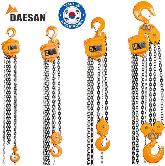Pa lăng xích kéo tay Daesan DSN2, Daesan chain hoists DSN2