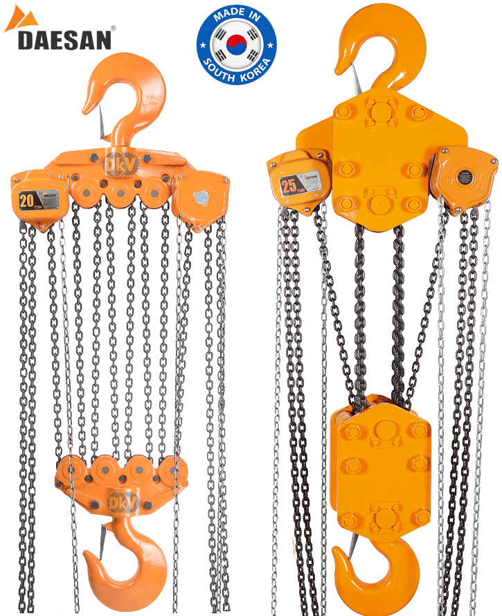 Pa lăng xích kéo tay Daesan DSN40, Daesan chain hoists DSN40