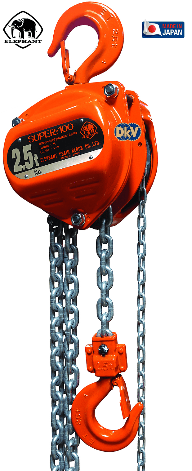 Pa lăng xích kéo tay Elephant H-2.5, Elephant hand chain hoists H-2.5