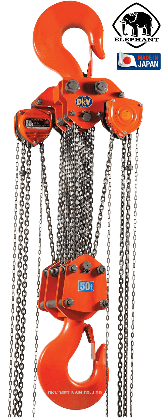 Pa lăng xích kéo tay Elephant H-50, Elephant hand chain hoists H-50