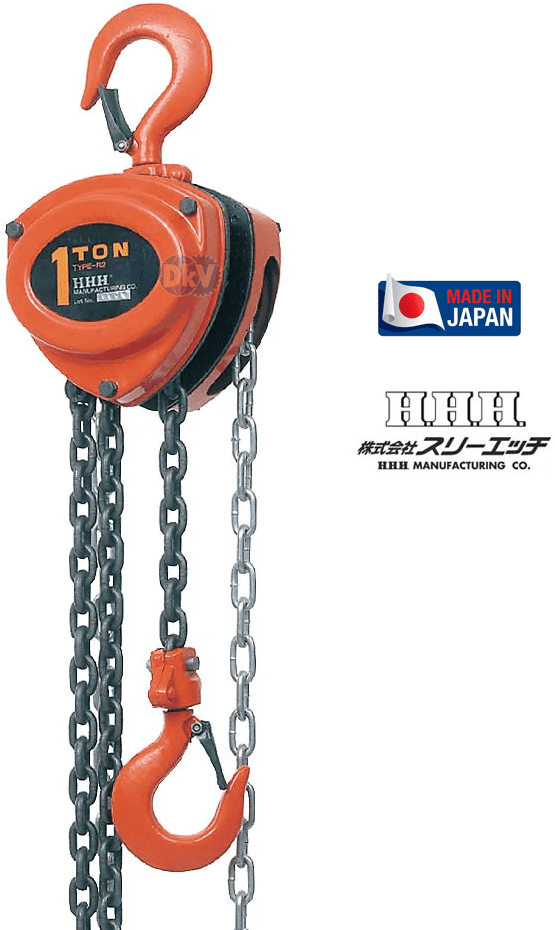 Pa lăng xích kéo tay H.H.H R-CB 2TON, H.H.H chain hoists R-CB 2TON