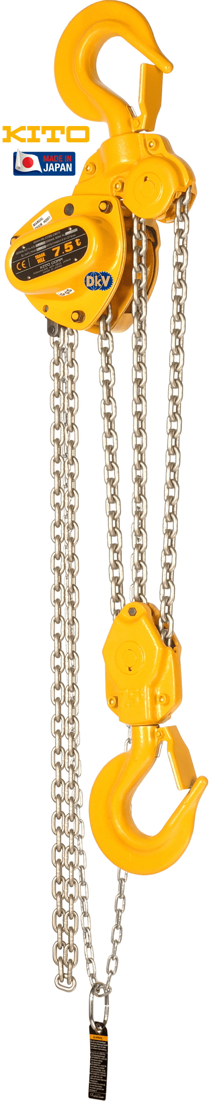 pa lang xich keo tay kito cb075, kito hand chain hoists cb075