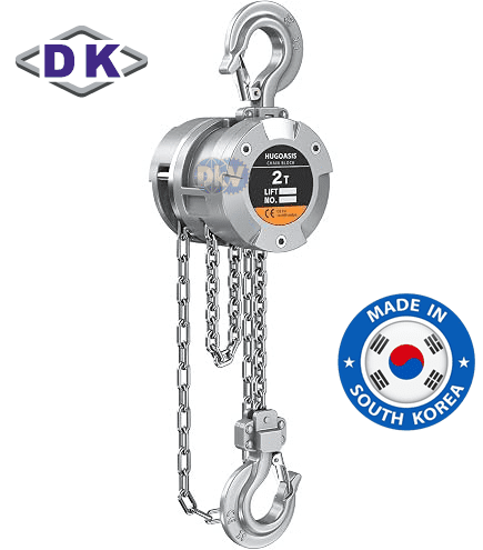 Pa lăng xích kéo tay nhôm DK VX 500, DK aluminum hand chain hoists VX 500