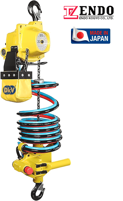 Pa lăng xích khí nén Endo ATC-60K-5, Endo peumatic chain hoist ATC-60K-5