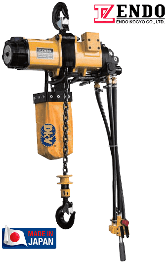 Pa lăng xích khí nén Endo EHLK-2TW, Endo peumatic chain hoist EHLK-2TW
