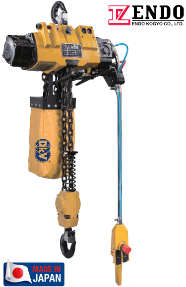 Pa lăng xích khí nén Endo EHV100WP, Endo peumatic chain hoist EHV100WP