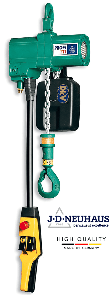 Pa lăng xích khí nén JDN PROFI 2 TI, JDN peumatic chain hoists PROFI 2 TI