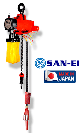 Pa lăng xích khí nén SAN-EI VMX100LP, SAN-EI peumatic chain hoists VMX100LP