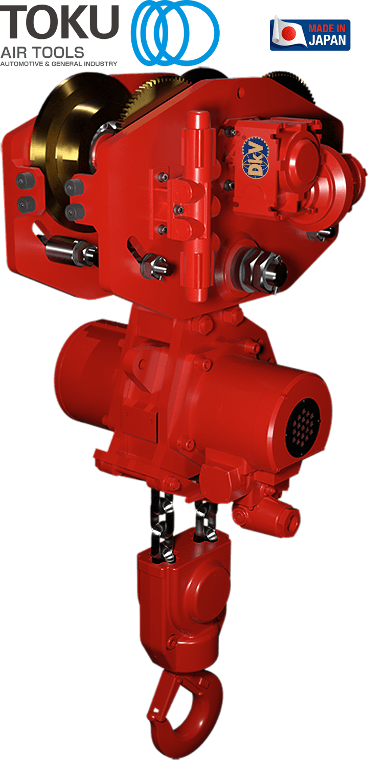 Pa lăng xích khí nén Toku TMH-15000/5-AT15S, Toku peumatic chain hoists TMH-15000/5-AT15S