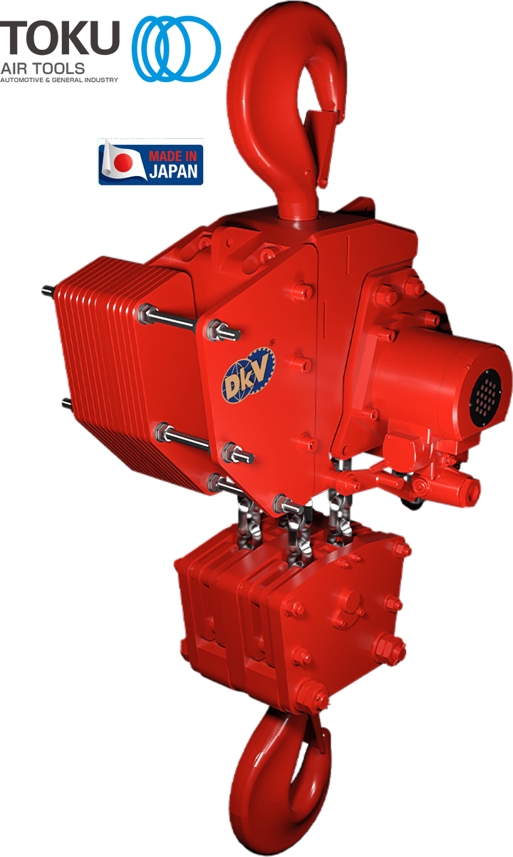 Pa lăng xích khí nén Toku TMH-45T, Toku peumatic chain hoists TMH-45T