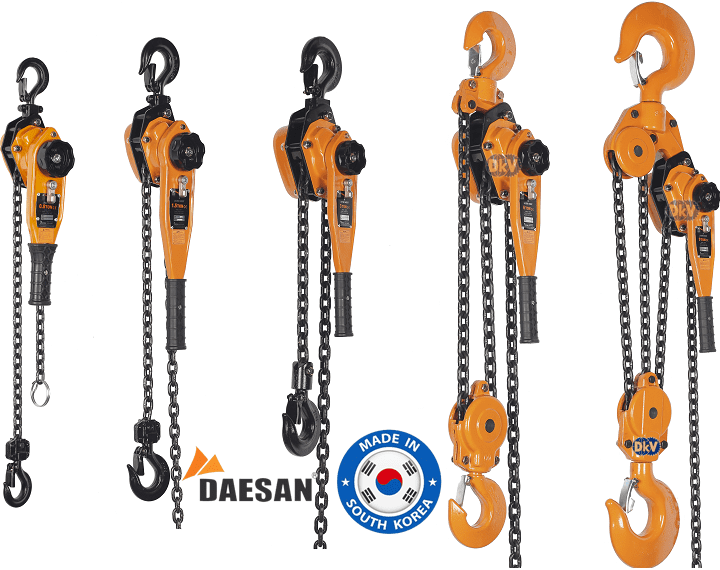 Pa lăng xích lắc tay Daesan D90, Daesan lever hoists D90