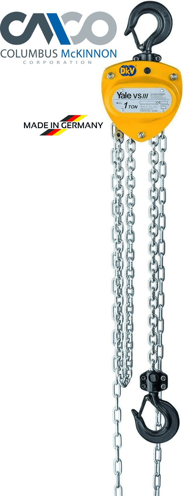 pa lang xich tay yale VSIII 3,0/2 , yale manuall chain hoists VSIII 3,0/2