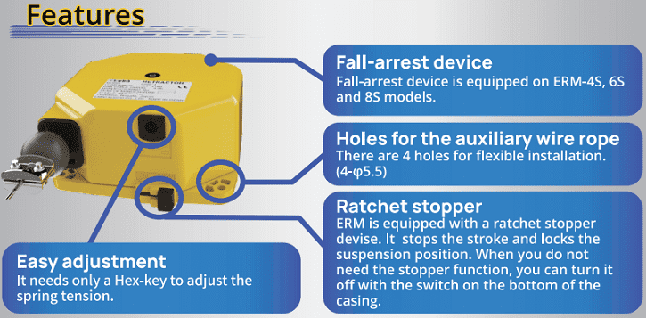 Pa lăng cân bằng Endo ERM-2,  Endo Sring balancer ERM-2