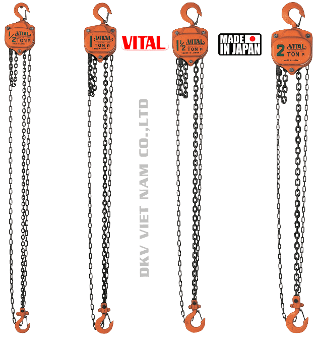 Pa lăng xích kéo tay Vital VP5-05, Vital chain hoists VP5-05
