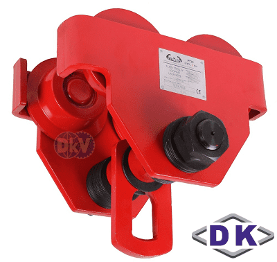 Rùa lăn treo pa lăng DK DPT-020, DK plain trolley for chain hoist DPT-020