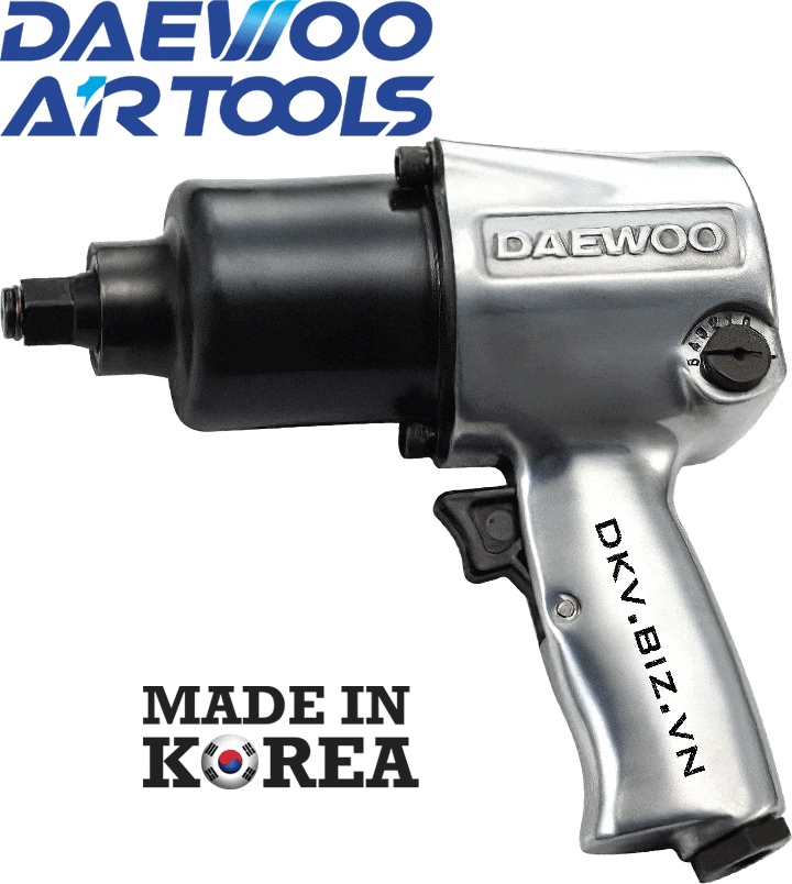 Súng siết bulong khí nén Daewoo DIW-14N2, Daewoo air impact wrench DIW-14N2