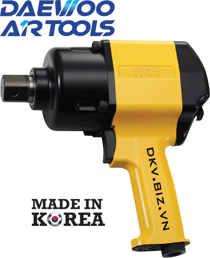 Súng siết bulong khí nén Daewoo DIW-25HP, Daewoo air impact wrench DIW-25HP