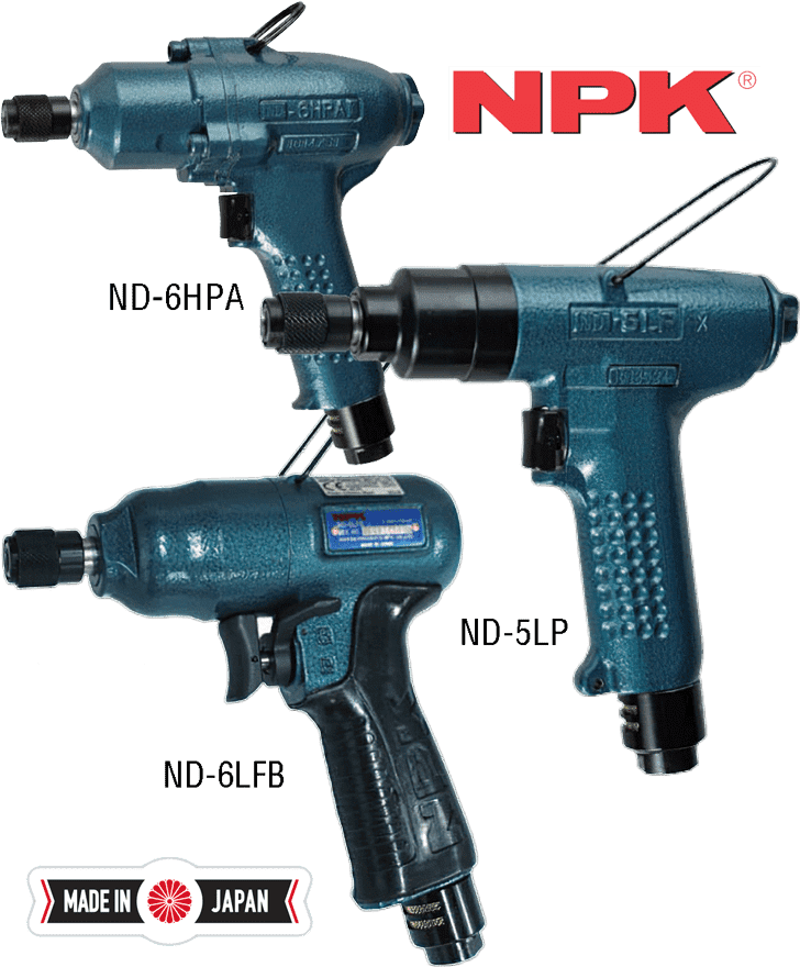 Súng siết vít khí nén NPK ND-5LPX, NPK air impact screwdriver ND-5LPX