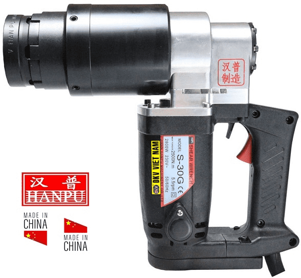 Súng xén đầu bulong Trung Quốc Hanpu S-30G, Hanpu shear wrench S-30G