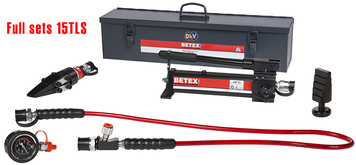 bộ tách mặt bích thủy lực, nêm thủy lực, 15TLS sets, betex, 15 tấn
