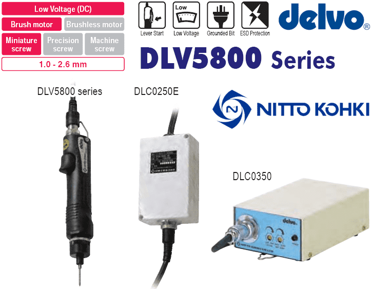to vit luc dien Delvo DLV5840U, Delvo electric torque screwdriver DLV5840U