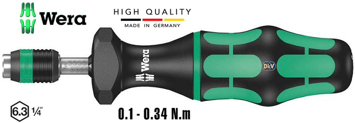 ô vít lực Wera Kraftform 7430, tô vít siết lực Wera Kraftform 7430, Wera torque screwdriver Kraftform 7430