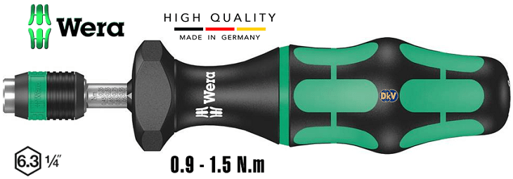 Tô vít lực Wera Kraftform 7432, tô vít siết lực Wera Kraftform 7432, Wera torque screwdriver Kraftform 7432