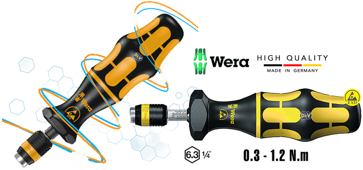 Tô vít lực Wera Kraftform 7440 ESD, tô vít siết lực Wera Kraftform 7440 ESD, Wera torque screwdriver Kraftform 7440 ESD
