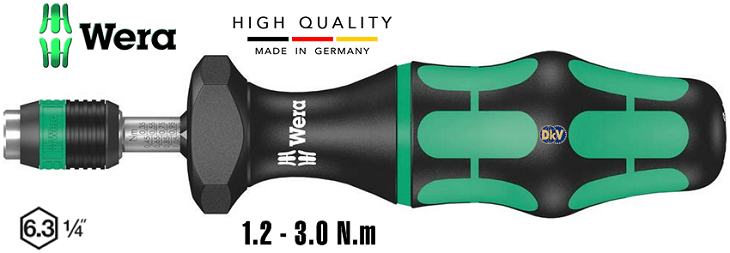 Tô vít lực Wera Kraftform 7441, tô vít siết lực Wera Kraftform 7441, Wera torque screwdriver Kraftform 7441