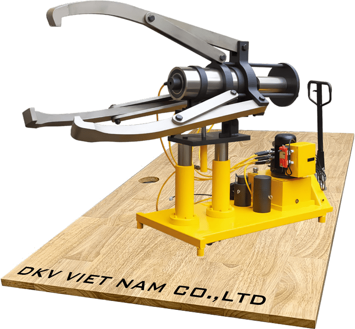 Xe cảo thủy lực 500 tấn DMP-500, hydraulic puller sets DMP-500